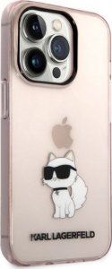 Karl Lagerfeld Etui Karl Lagerfeld KLHCP14XHNCHTCP Apple iPhone 14 Pro Max różowy/pink hardcase Ikonik Choupette 4