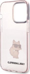 Karl Lagerfeld Etui Karl Lagerfeld KLHCP14XHNCHTCP Apple iPhone 14 Pro Max różowy/pink hardcase Ikonik Choupette 7