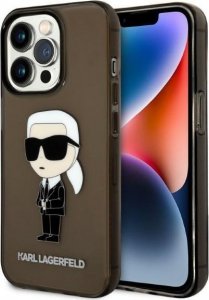 Karl Lagerfeld Etui Karl Lagerfeld KLHCP14XHNIKTCK Apple iPhone 14 Pro Max czarny/black hardcase Ikonik Etui Karl Lagerfeld 1