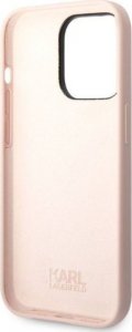 Karl Lagerfeld Etui Karl Lagerfeld KLHCP14XSNIKBCP Apple iPhone 14 Pro Max hardcase różowy/pink Silicone Ikonik 7
