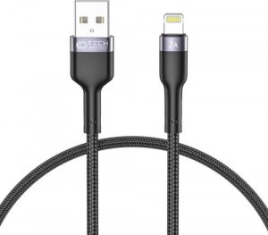Kabel USB Tech-Protect USB-A - Lightning 0.25 m Czarny (THP1591) 1