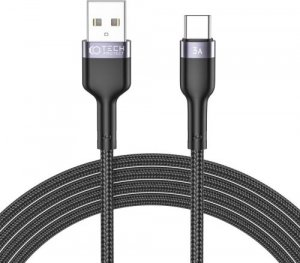 Kabel USB Tech-Protect USB-A - USB-C 2 m Czarny (THP1589) 1