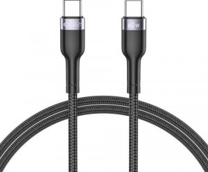 Kabel USB Tech-Protect USB-C - USB-C 1 m Czarny (THP1593) 1