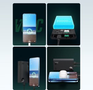 Powerbank Baseus Adaman2 30W 20000mAh Czarny 2