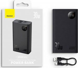 Powerbank Baseus Adaman2 30W 20000mAh Czarny 3