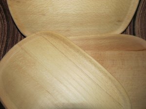 Deska do krojenia Yolli 3x Tacka Miska Taca Drewniana Talerz Drewniany Owalny 2