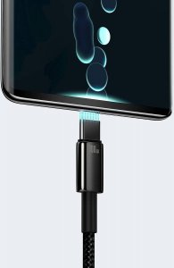 Kabel USB Baseus USB-A - USB-C 1 m Czarny (CAWJ000001) 2
