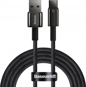 Kabel USB Baseus USB-A - USB-C 2 m Czarny (CAWJ000101) 1