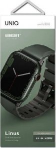 Uniq Pasek UNIQ Linus Apple Watch 4/5/6/7/SE/8/Ultra 44/45/49mm Airosoft Silicone zielony/moss green 3