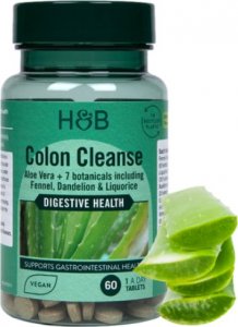 Holland & Barrett Holland & Barrett Aloe Vera Colon Cleanse 120 tabletek 1