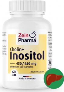 Zein Pharma Zein Pharma Choline-Inositol 450/450mg inozytol 60 kapsułek 1