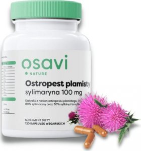 Osavi Osavi Ostropest plamisty, sylimaryna 100 mg 60 kapsułek 1