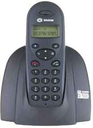 Telefon stacjonarny Sagem D10T czarny DECT/Bezprzewodowy 1