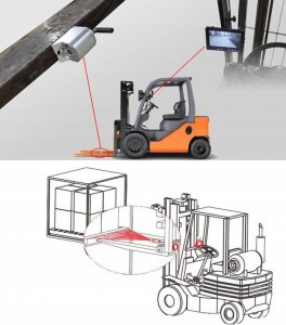 Expert PRO Bezprzewodowy zestaw do wózka widłowego 9'' magnes 2