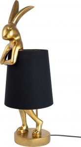 Lampa stołowa Kare Design KARE lampa stołowa RABBIT złota / czarna 1