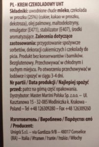 Golden Cioc Czekolada do picia gęsta GOLDEN CIOC AV31AB 1L 3