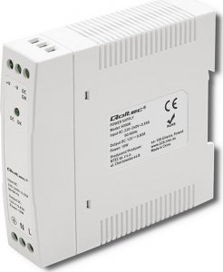 Qoltec Zasilacz na szynę DIN | 10W | 12V | 0.83A | Biały | Slim 6