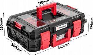 Kistenberg Skrzynka narzędziowa z organizerami KXB604020F 2
