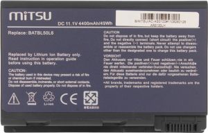 Bateria Mitsu do Acer TM2490, Aspire 3100, 4400 mAh, 11.1V (BC/AC-AS3100) 4