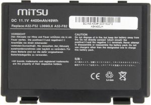 Bateria Mitsu do Asus F82, K40, K50, K60, K70, 4400 mAh, 11.1 V (BC/AS-K50) 3