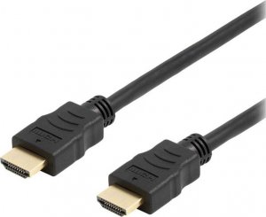 Kabel Deltaco HDMI - HDMI 1m czarny (HDMI-1010D-DO) 1