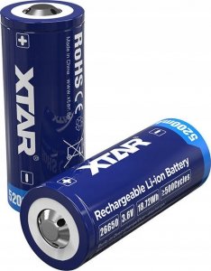 Xtar Xtar 26650 5200mAh 3,6V - 3,7V zabezpieczony ( PCB ) 10