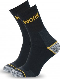 Aleszale 9X Skarpety Męskie Robocze Work Bawełniane Polskie 43-46 2
