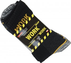 Aleszale 9X Skarpety Męskie Robocze Work Bawełniane Polskie 43-46 4