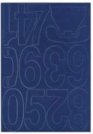 ARTDRUK Cyfry samoprzylepne 8 cm niebieskie 1