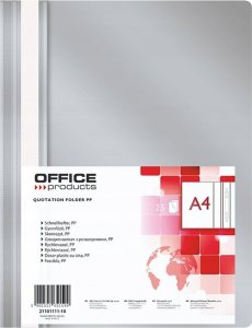 Office Products SKOROSZYT ZWYKŁY A4 MIĘKKI OFFICE PRODUCTS SZARY 1