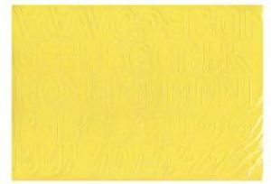 ARTDRUK Litery samoprzylepne 3 cm żółte 1