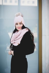 Nandy Nandy Damski Komplet Zimowy Czapka Komin Rękawiczki 4