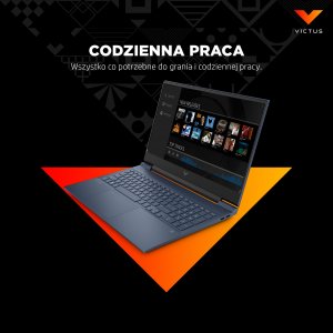 Laptop HP Laptop HP Victus 16-e0099nw 685D3EA Ryzen 7 / 16GB / 512GB SSD / GTX 3050Ti / FullHD / Win 11 / Czarny 12