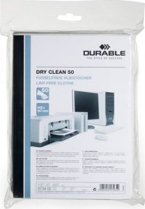Durable Dry Clean chusteczki bezpyłowe do czyszczenia plastiku 50szt. 1