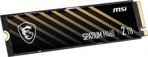 Dysk SSD MSI Spatium M460 2TB M.2 2280 PCI-E x4 Gen4 NVMe (S78-440Q490-P83) 2