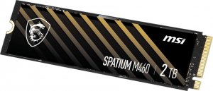 Dysk SSD MSI Spatium M460 2TB M.2 2280 PCI-E x4 Gen4 NVMe (S78-440Q490-P83) 4