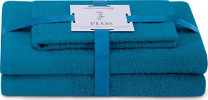 AmeliaHome Ręcznik Flos niebieski 30x50+50x90+70x130 AmeliaHome 1