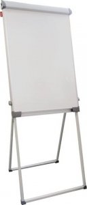 Flipchart MemoBe FLIPCHART Z 4 PUNKTOWYM STELAŻEM 69x108 SUCHOŚCIERALNO MAGNETYCZNY Z WYSUWANYMI RAMIONAMI REGULOWANE HACZYKI MEMOBE 3w1 1