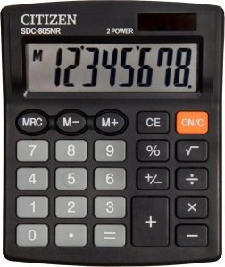 Kalkulator Citizen KALKULATOR 8 POZYCYJNY CITIZEN SDC-805NR 1