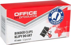 Office Products KLIP BIUROWY 41mm OFFICE PRODUCTS CZARNY 12szt. 1