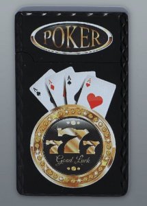 Gentelo Zestaw Zapalniczka Benzynowa Karty i 5 Kości do Gry 5