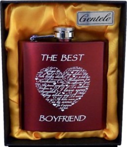 Gentelo Piersiówka ze Stali Nierdzewnej Best Boyfriend 1