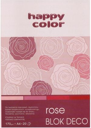 Happy Color Blok techniczny A4 20k różowy 1