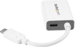 Adapter USB StarTech USB-C - VGA + USB-C Biały  (CDP2VGAUCPW) 2