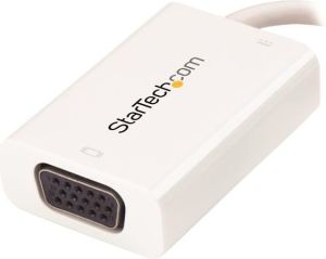 Adapter USB StarTech USB-C - VGA + USB-C Biały  (CDP2VGAUCPW) 3