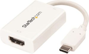 Adapter USB StarTech USB-C - HDMI Biały  (CDP2HDUCPW) 1