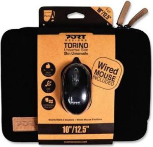 Etui Port Designs TORINO 13/14" + mysz, czarne (501777) 1