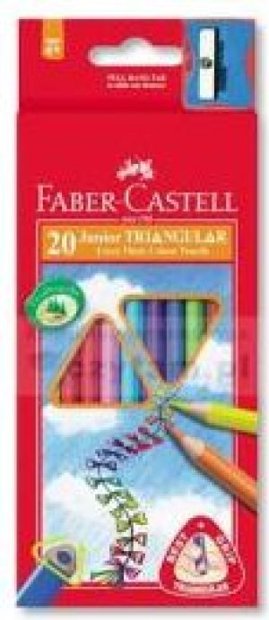 Faber-Castell Kredki Junior Grip 20 kolorĂłw 1