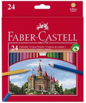 Faber-Castell Kredki 24 kolory Zamek 1