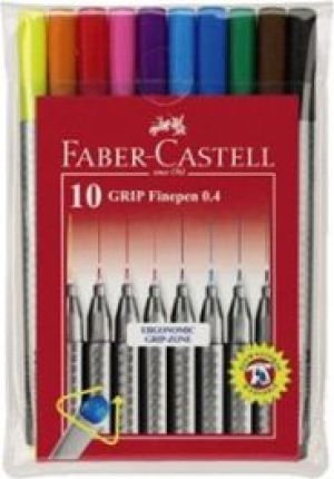 Faber-Castell Zestaw cienkopisów Grip, 10 sztuk 1